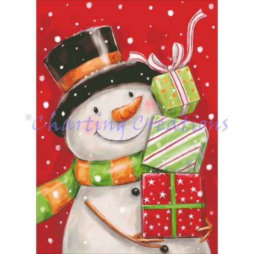 (image for) Snowman With Presents 2